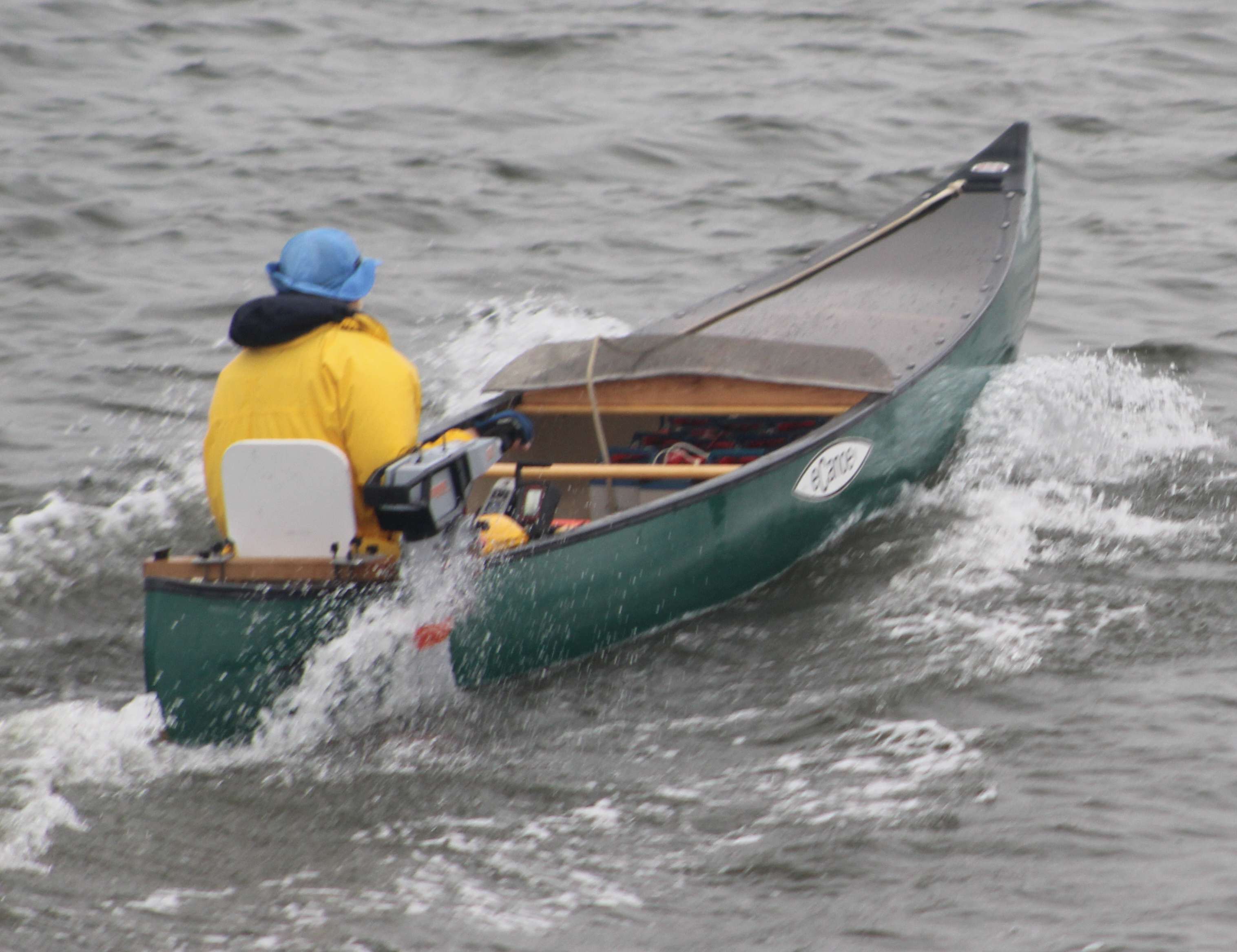 eCanoe from the Wye Island Bridge 2016